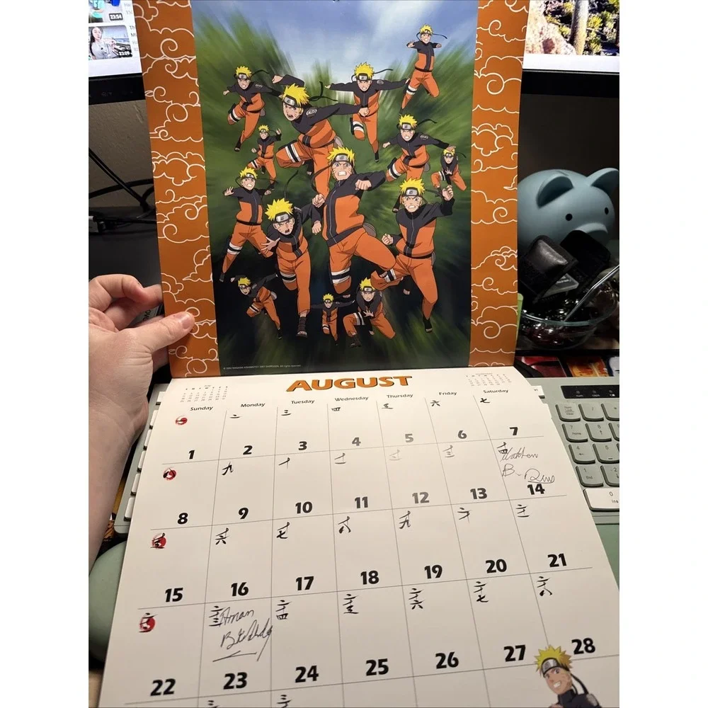 2010 Naruto Shippuden Calendar  Used
